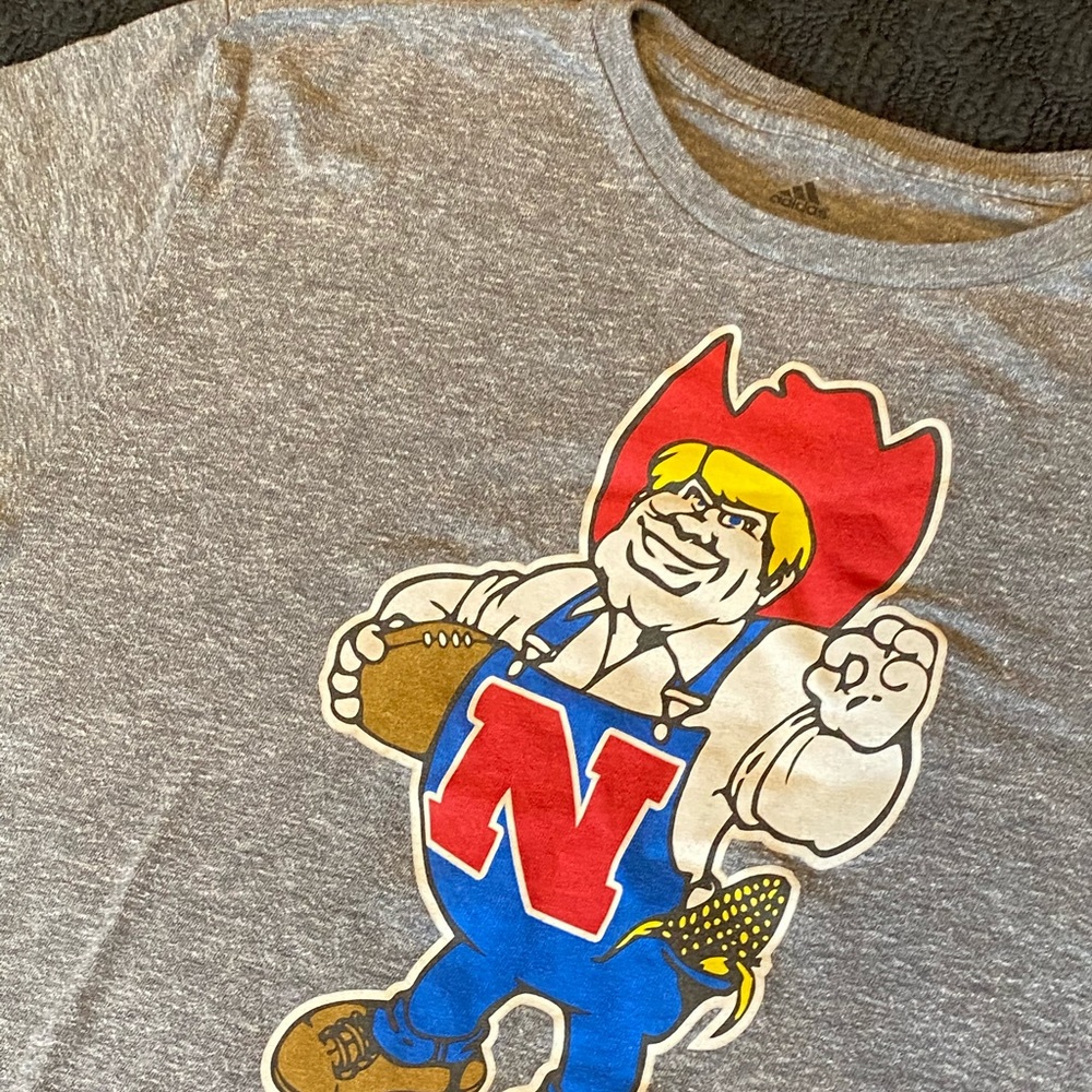 Adidas Nebraska Huskers ‘Herbie’ T-Shirt